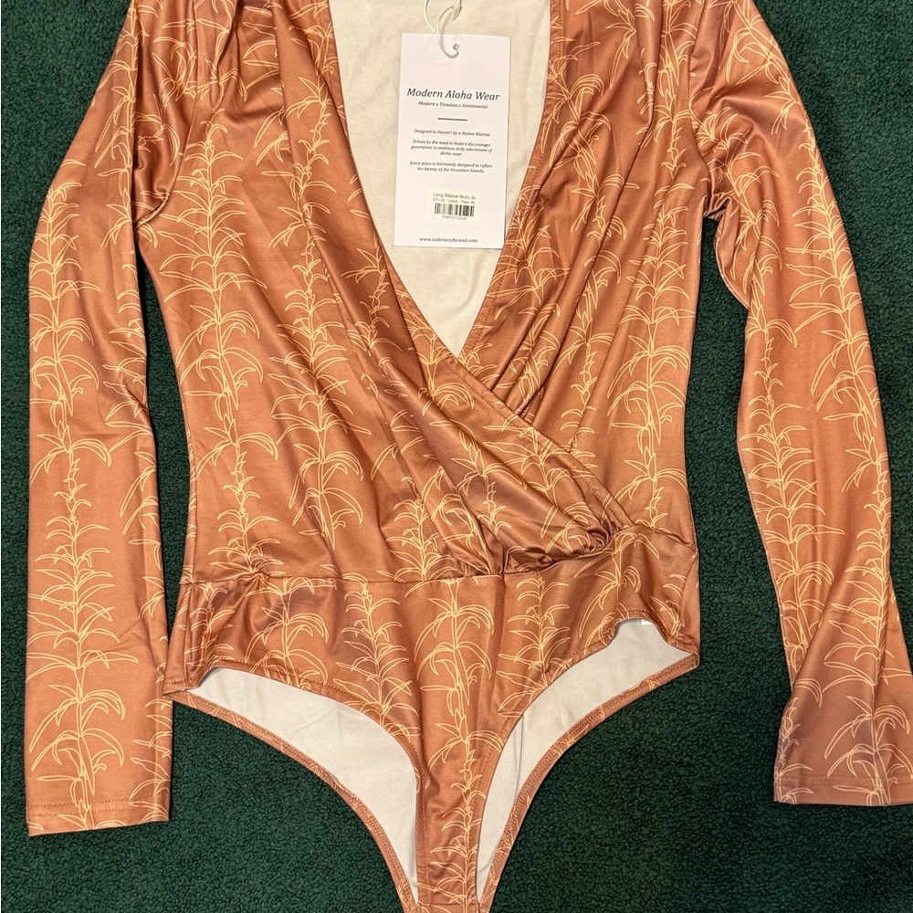 Modern Adobe Wear Women's Elegant Brown Bodysuit